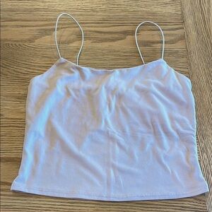 tan cropped cami